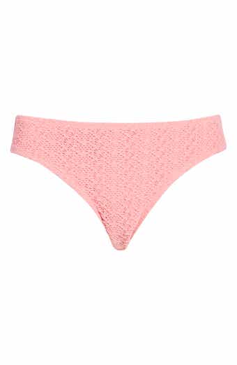Net Overlay Hipster Bikini Bottoms