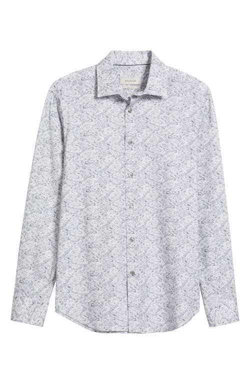 Bugatchi James Ooohcotton® Button-up Shirt In Platinum