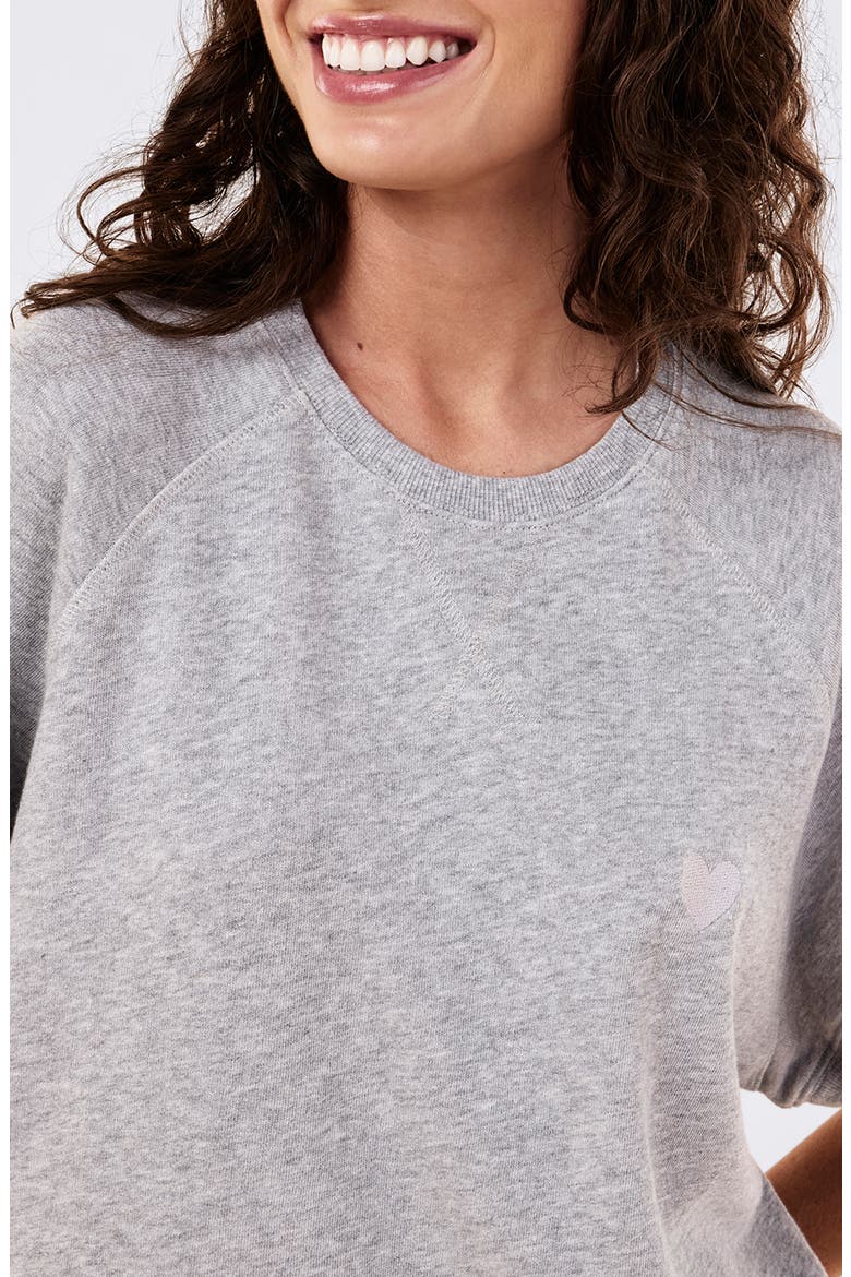 Most Wanted Crewneck Short Sleeve Top, Alternate, color, GREY
