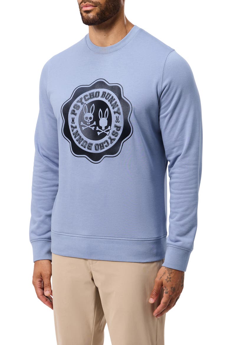 London Embroidered Sweatshirt, Alternate, color, TEMPEST
