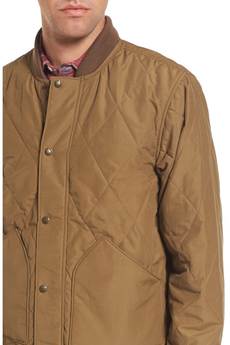 Quilted Pack Water-Resistant Jacket, Alternate, color, SPORTSMAN TAN
