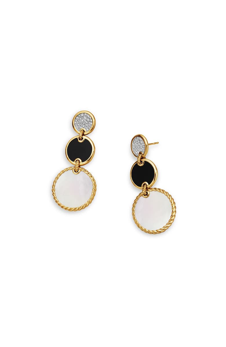 David Yurman Elements Triple Drop Earrings, Alternate, color,