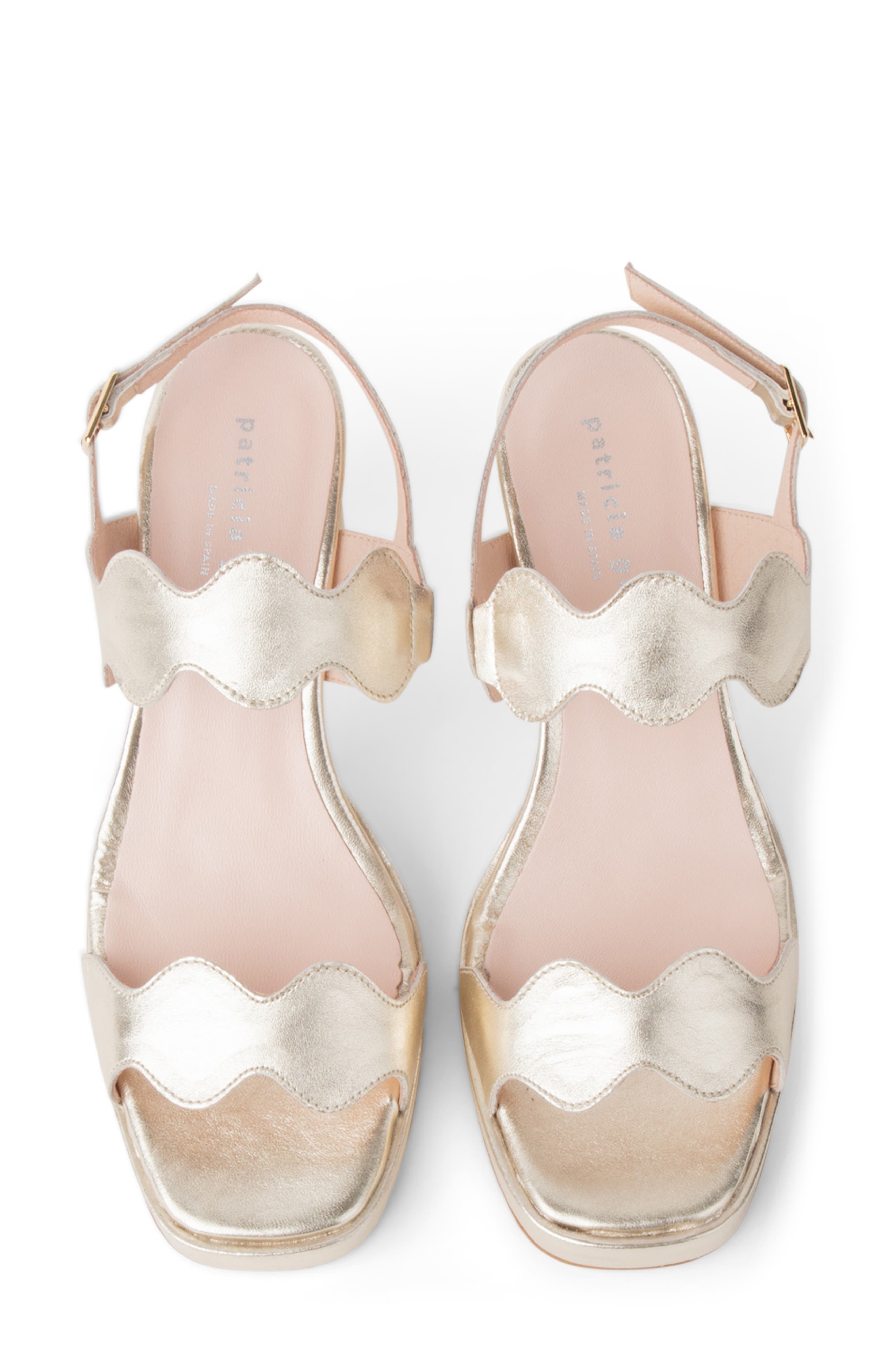 patricia green Palm Beach Platform Sandal, Alternate, color, Gold