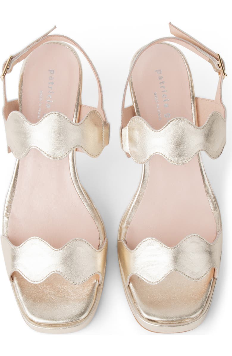 patricia green Palm Beach Platform Sandal, Alternate, color, Gold