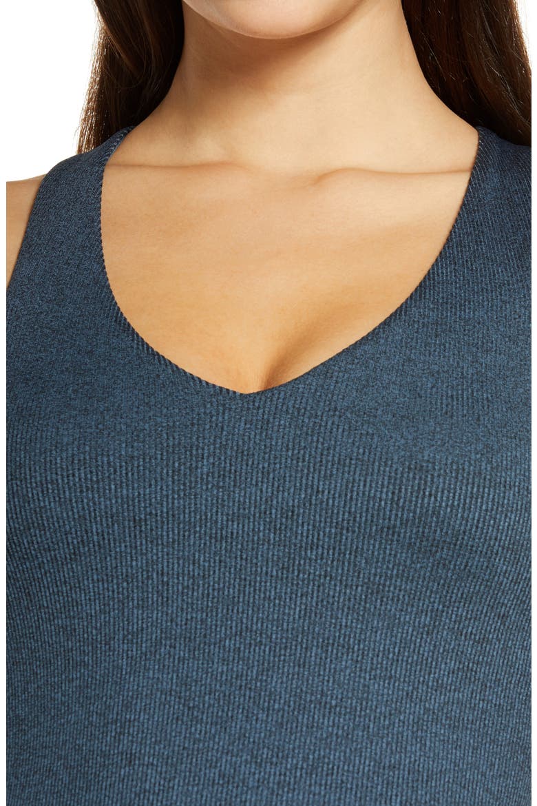 Elevate Rib Tank, Alternate, color, DEEP JADE HEATHER