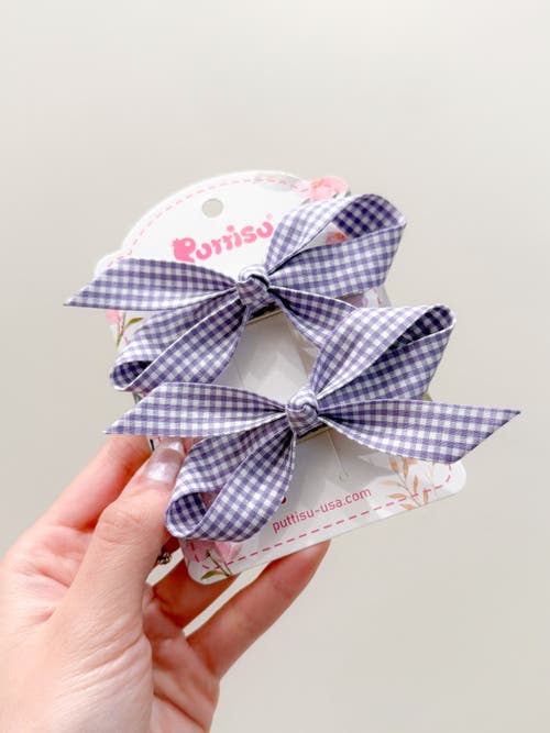 Puttisu 2pc Bow Clip Set