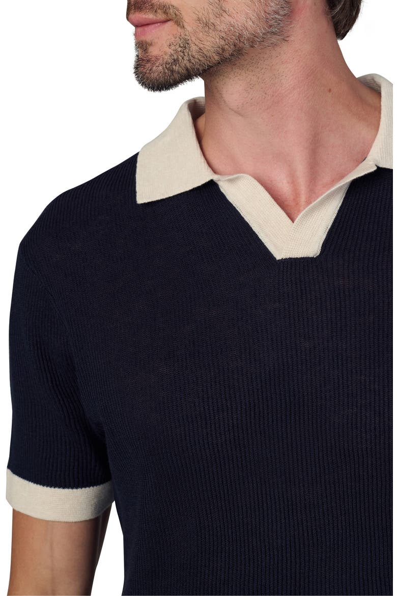 Club Cotton & Linen Polo, Alternate, color, TRUE NAVY