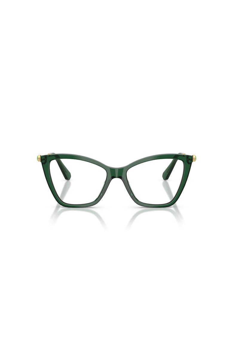 53mm Cat Eye optical glasses, Alternate, color, Green