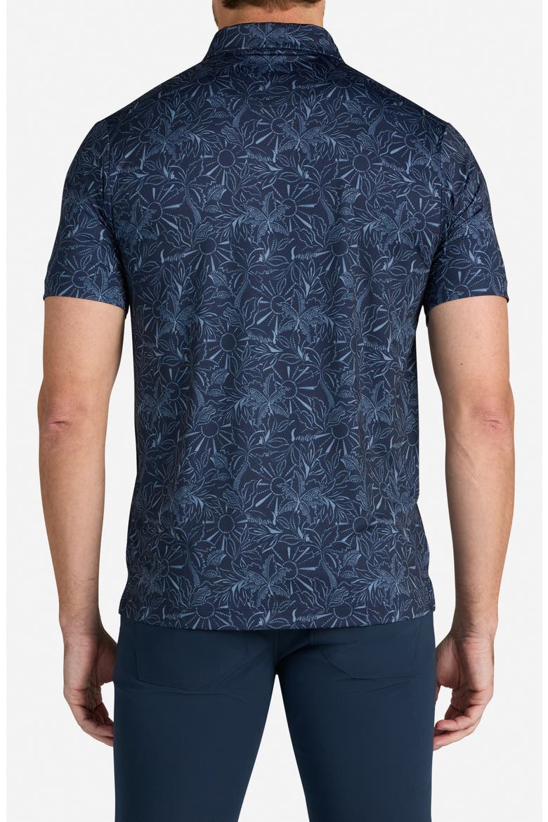 Nocturnal Tango Tropical Print Performance Golf Polo, Alternate, color, NOCTURNAL TANGO