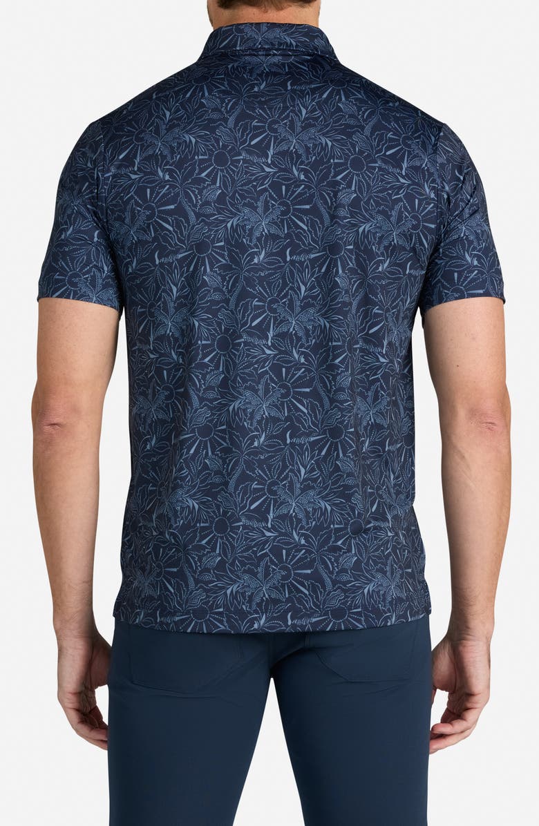 Bad Birdie Nocturnal Tango Tropical Print Performance Golf Polo, Alternate, color, Nocturnal Tango