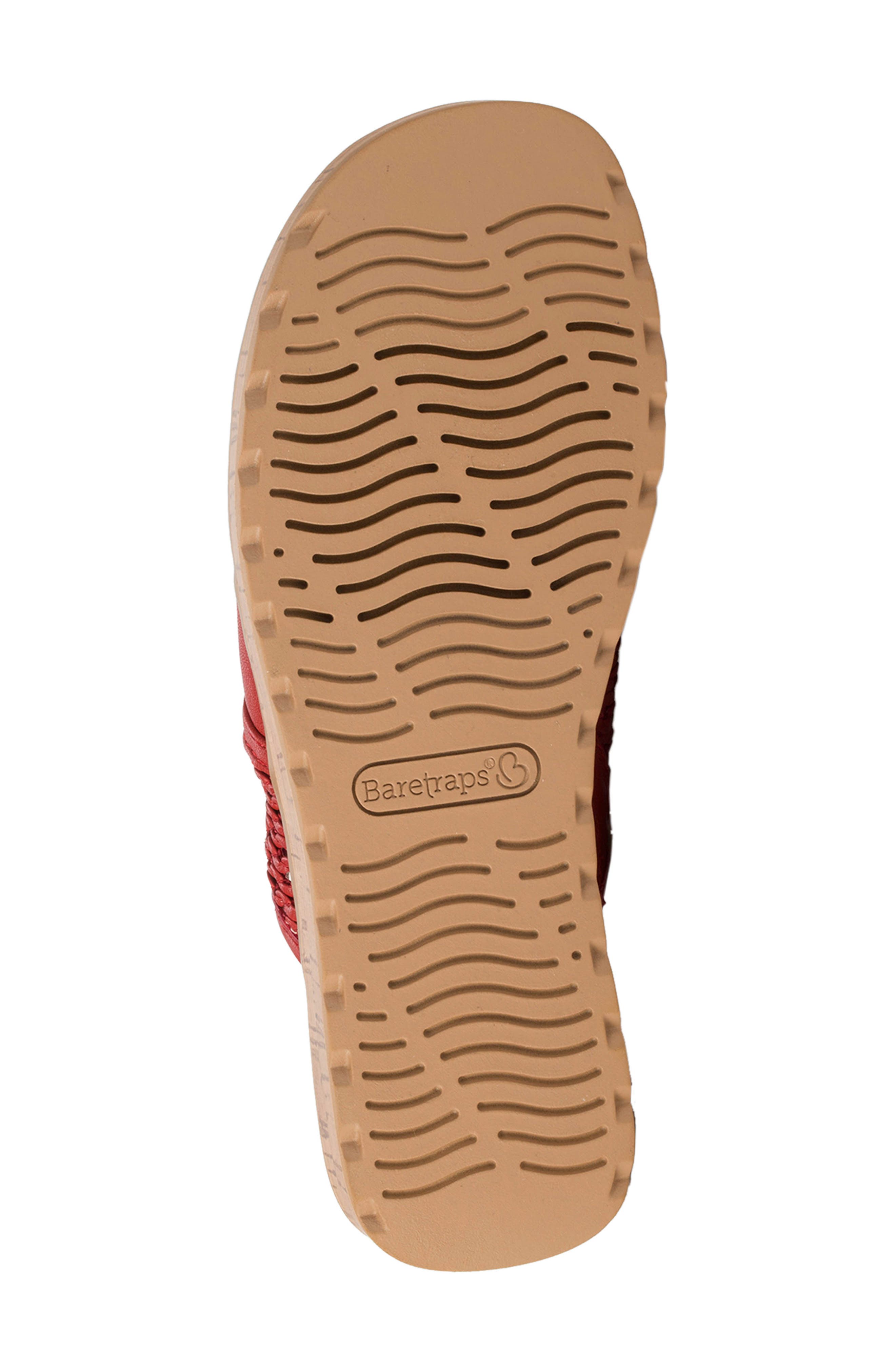 Gibby Slide Sandal, Alternate, color, CHERRY RED