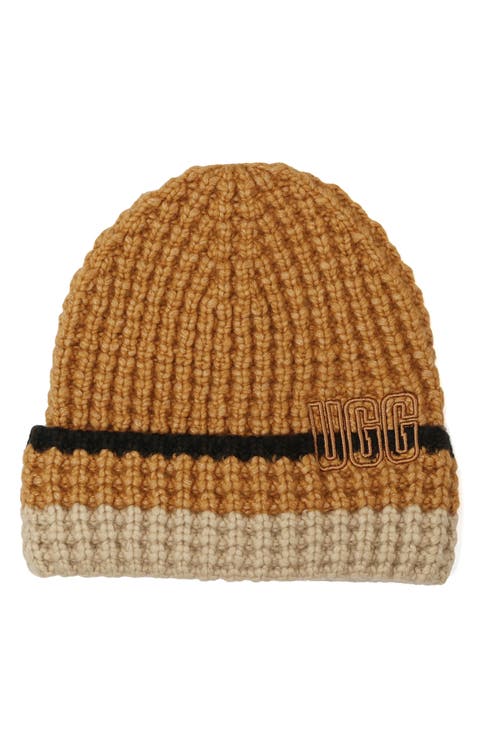 Waffle Stripe Beanie