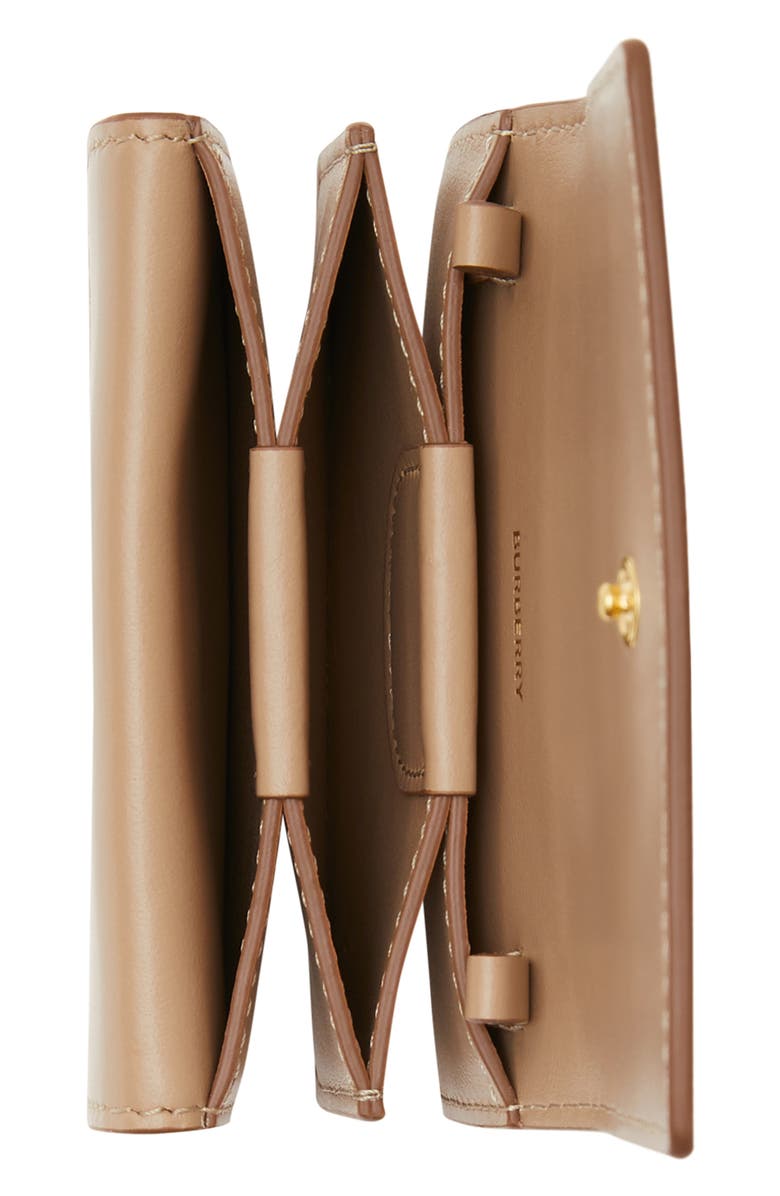 Burberry Grainy Leather Card Case with Detachable Strap, Alternate, color, 