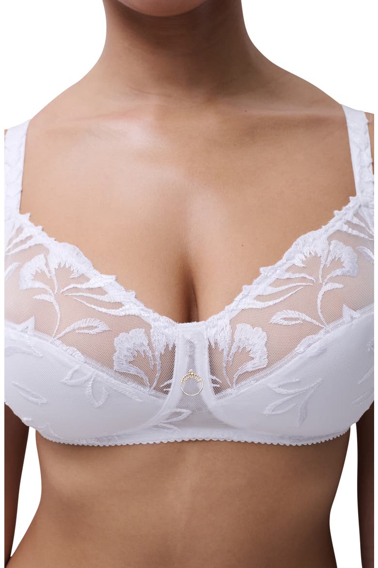 Majestic Wireless Bra, Alternate, color, WHITE