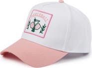 David & Young Pickleball Embroidered Patch Cotton Baseball Cap