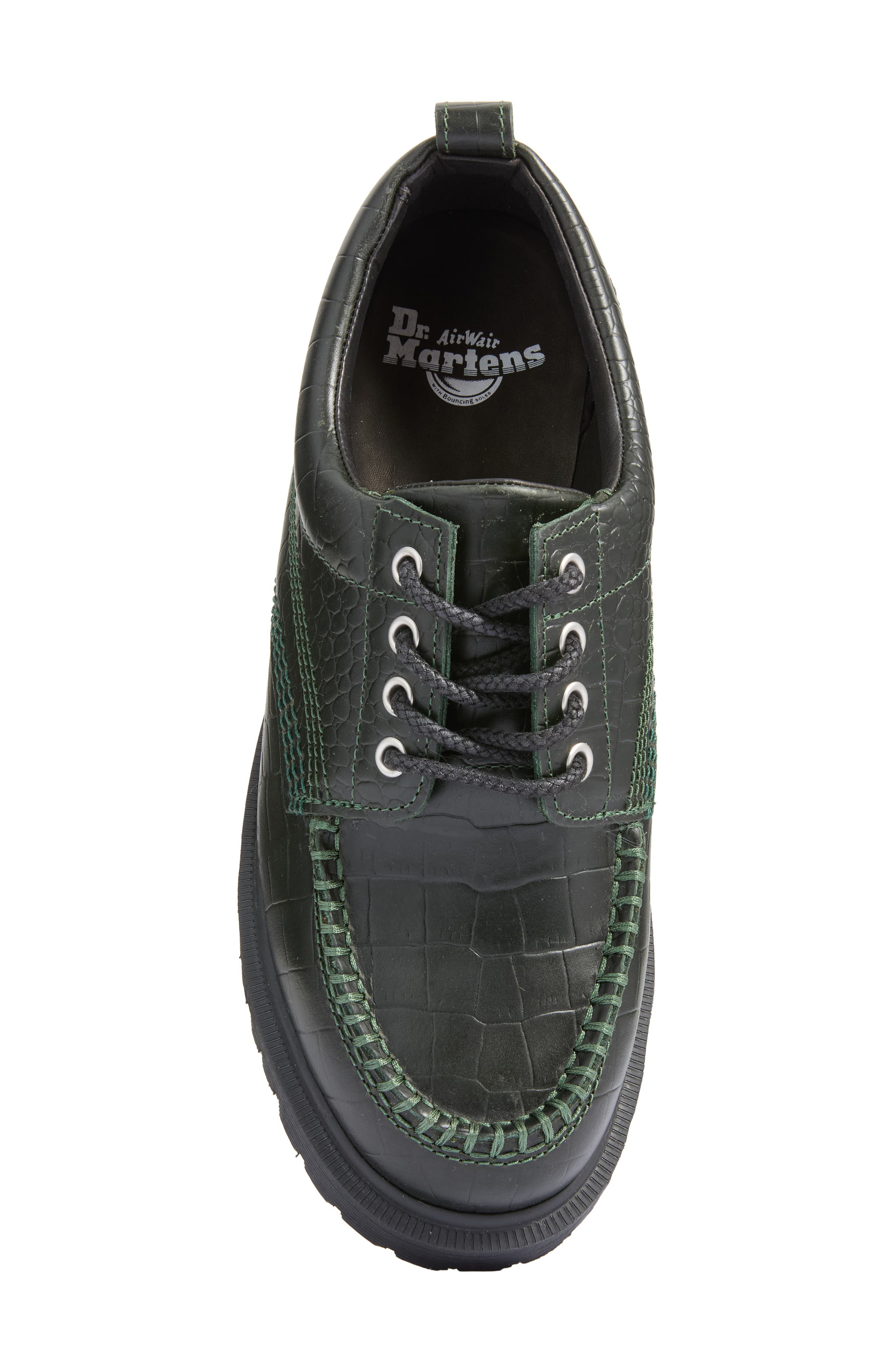 Lowell Moc Toe Shoe, Alternate, color, DMS GREEN