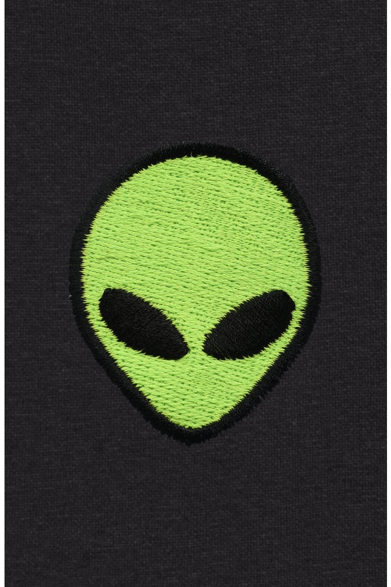 Mens Alien Midweight Fleece Short, Alternate, color, Black