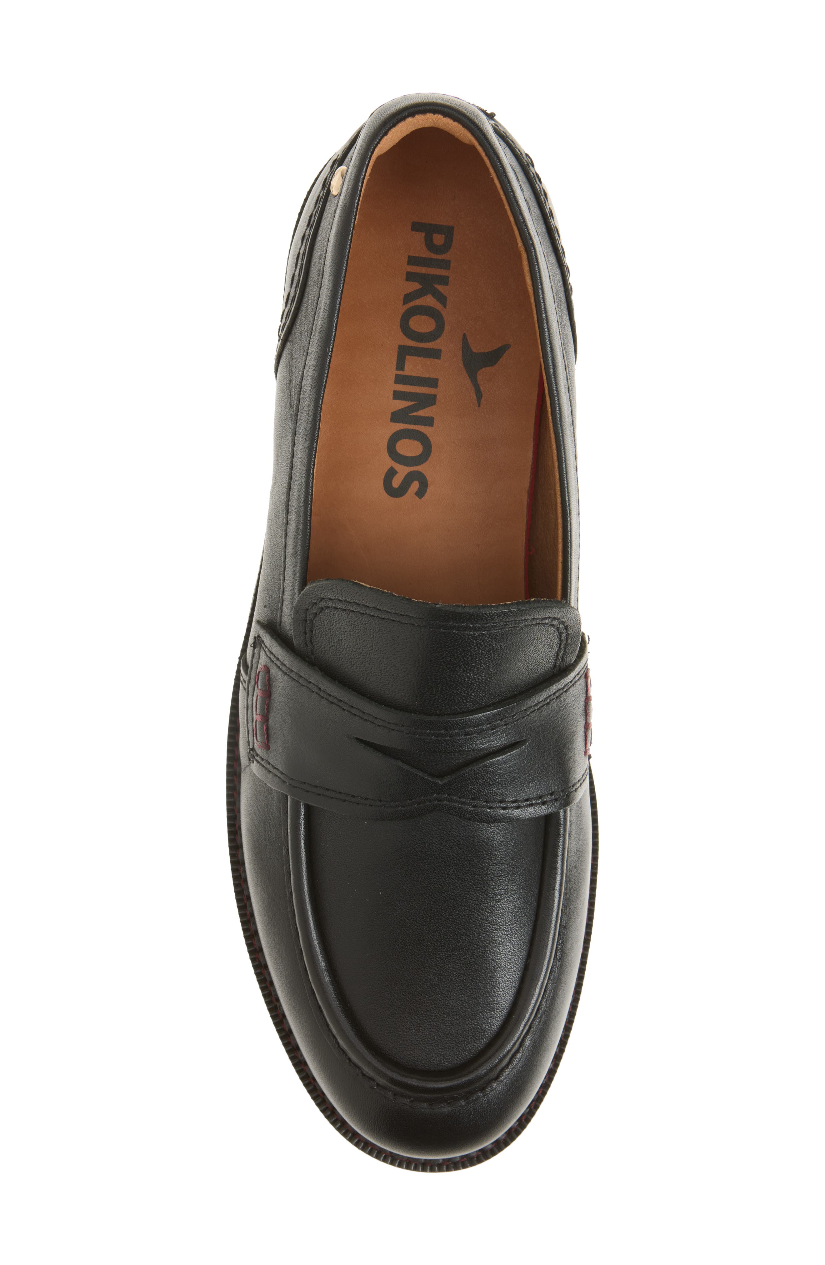 Deva Penny Loafer, Alternate, color, BLACK