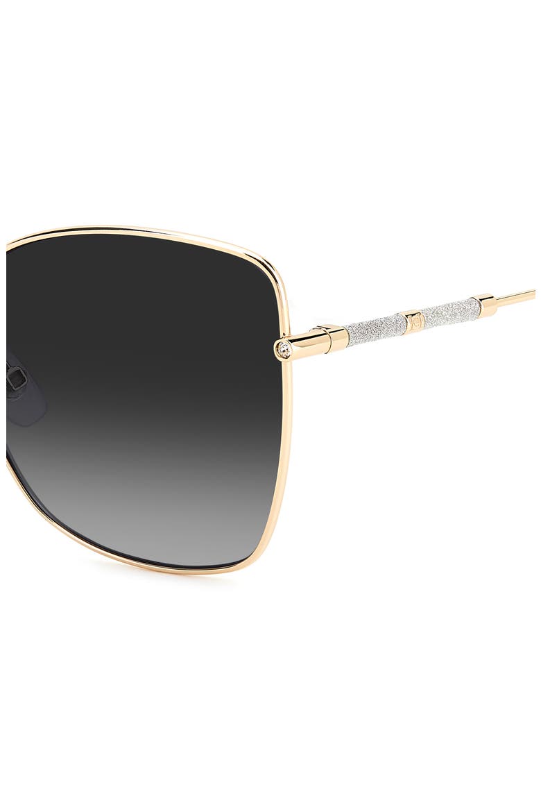 Her 0133/S 59mm Gradient Square Sunglasses, Alternate, color, ROSE GOLD