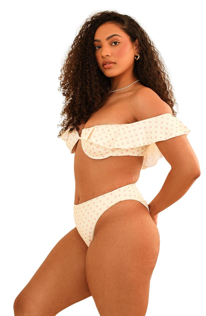 Dippin Daisys Kate Top, Alternate, color, Dotted Pink