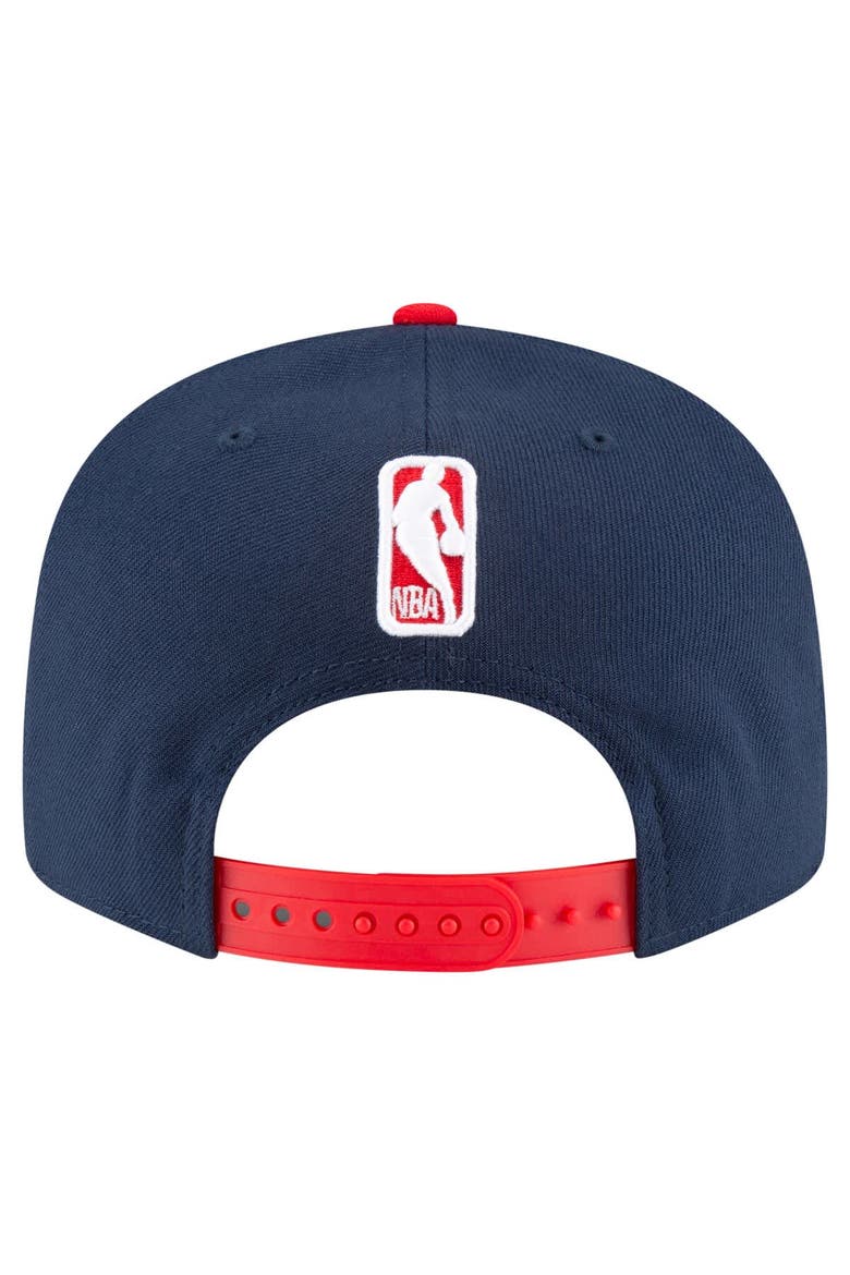 Men's New Era Navy/Red LA Clippers 2-Tone 9FIFTY Snapback Hat, Alternate, color, Navy