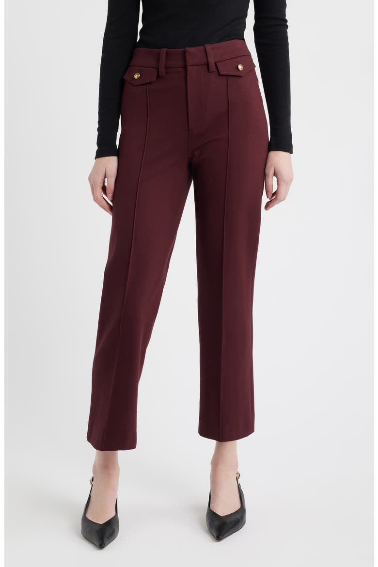 The Reboot Crop Pants, Main, color, CABERNET