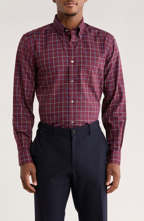Regular Fit Non-Iron Cotton Button-Down Shirt