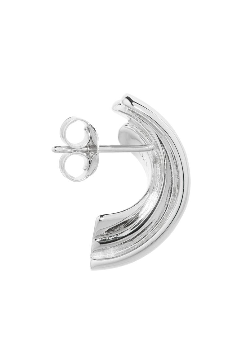 The Magda Stud Earrings, Alternate, color, SILVER