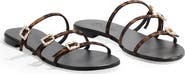 Temperley London Eclipse Leather Flat Sandals