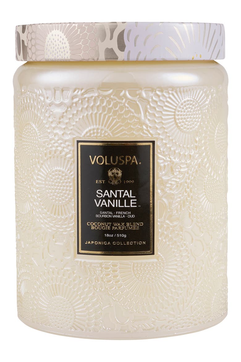 Santal Vanille Large Jar Candle, Main, color, SANTAL VANILLE LARGE JAR