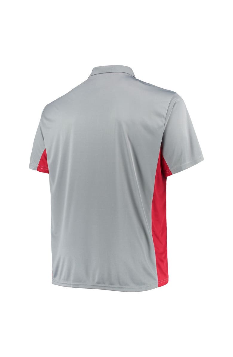 PROFILE Men's Gray Ohio State Buckeyes Big & Tall Team Polo, Alternate, color, 