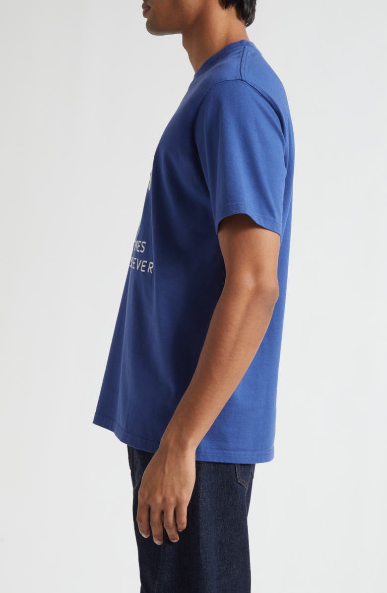 PALMES Forever Embroidered T-Shirt, Alternate, color, Blue