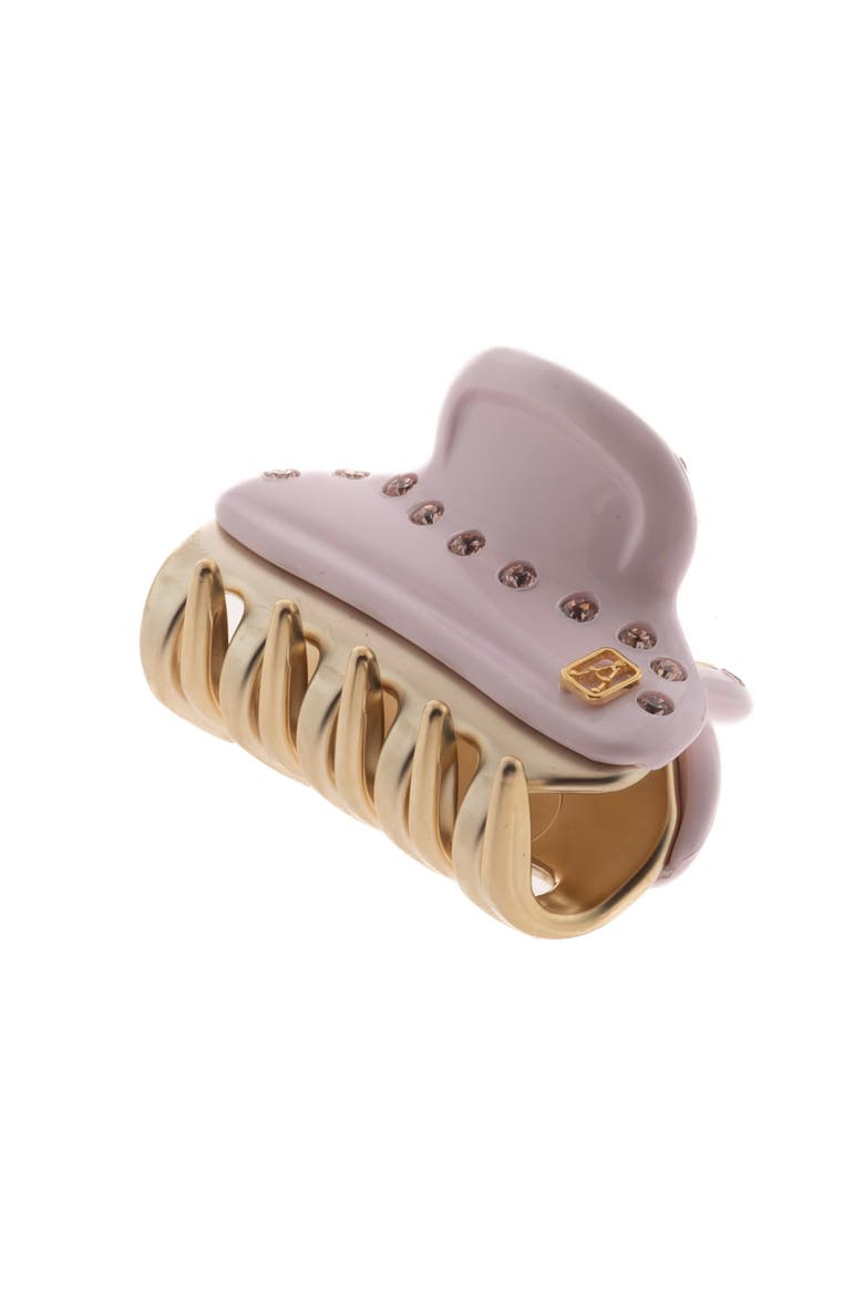 Vendome Small Rose Crystal Hair Claw Clip, Alternate, color, Pink