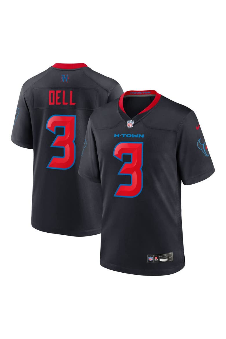 Men's Nike Tank Dell  Navy Houston Texans 2nd Alternate Game Jersey, Main, color, Navy
