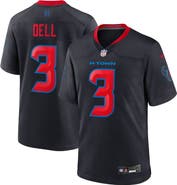 Nike Men's Nike Tank Dell  Navy Houston Texans 2nd Alternate Game Jersey