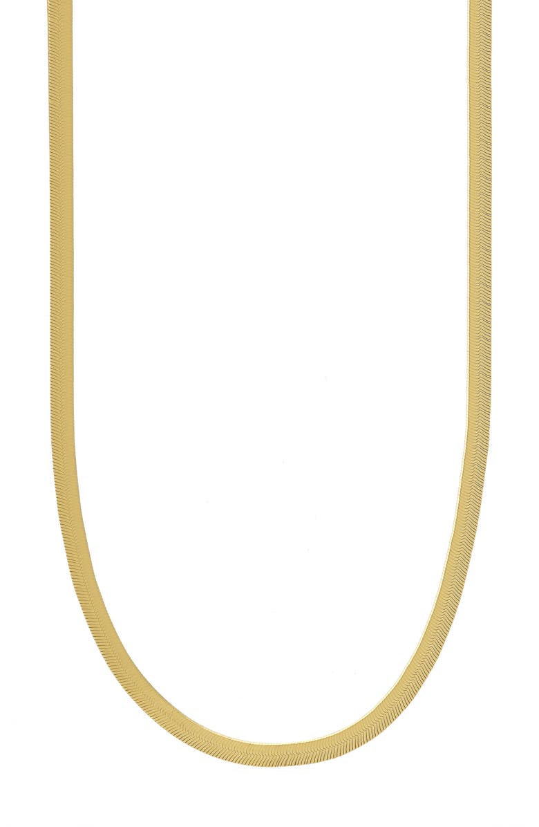 Bony Levy 14K Gold Herringbone Chain Necklace, Main, color, 