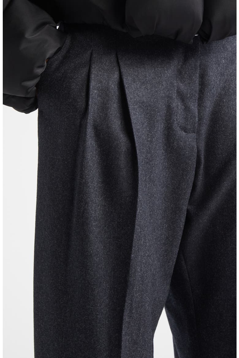 Tailored Wool Trousers, Alternate, color, ANTHRACITE