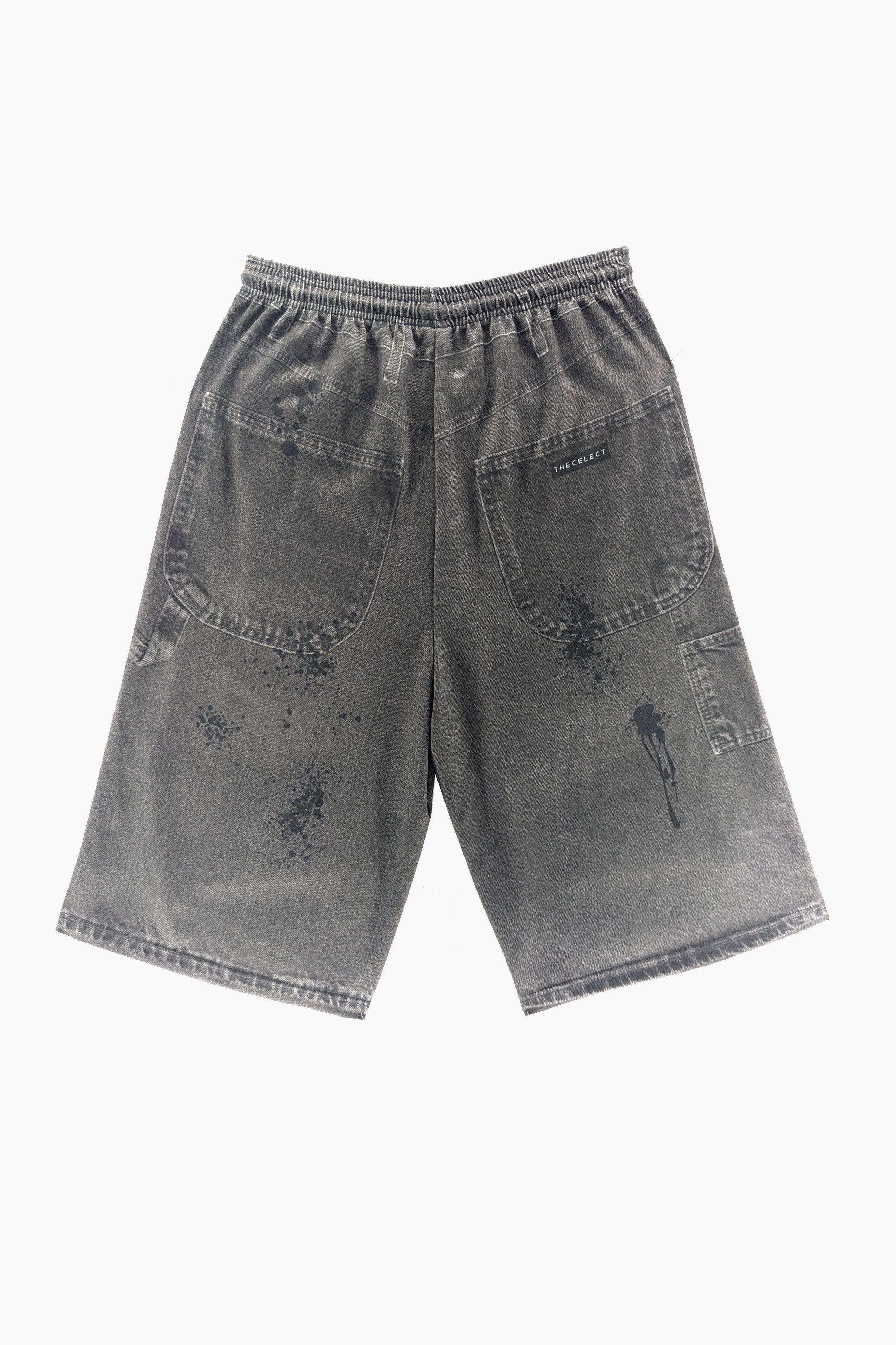 Jumbo Printed Denim Short - image 2