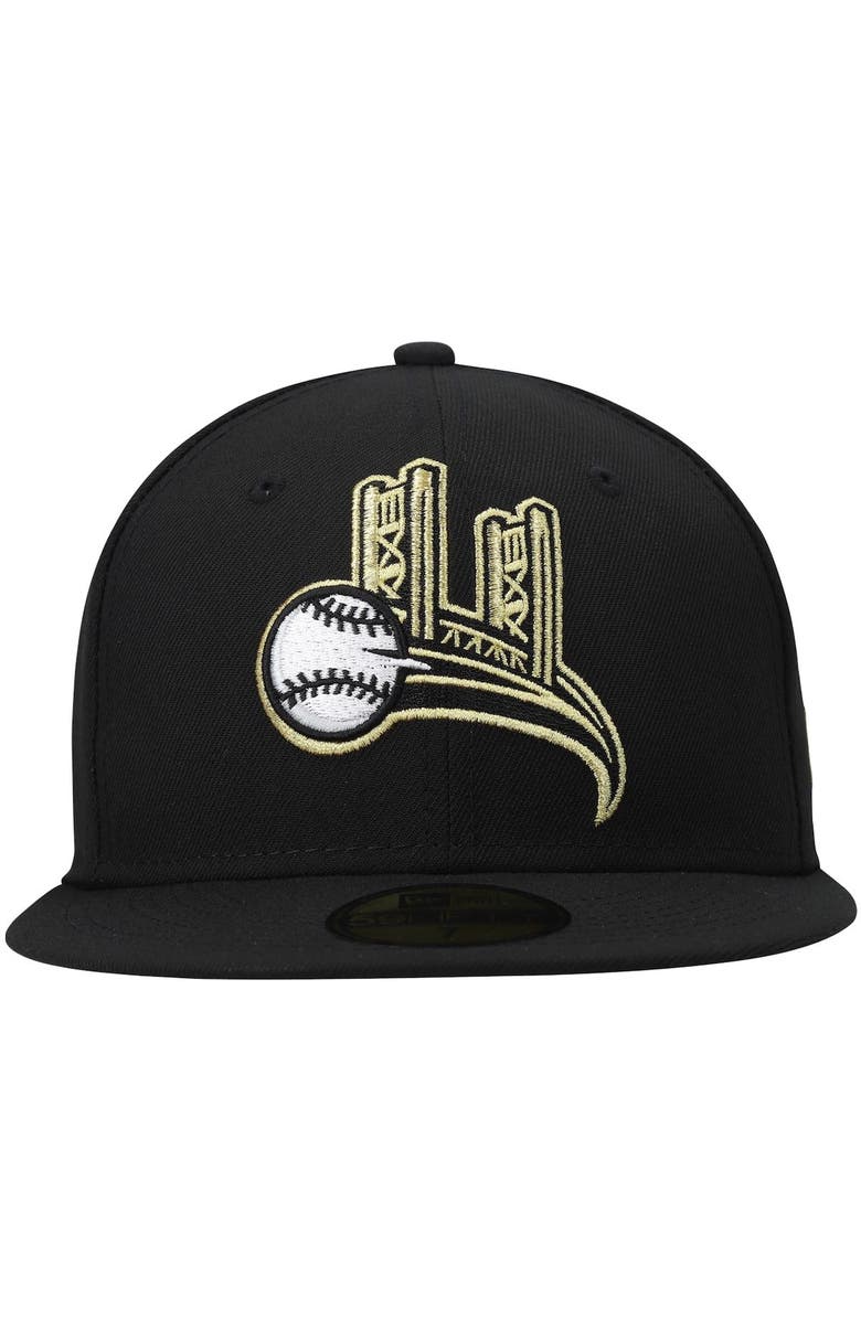 New Era Men's New Era Black Sacramento River Cats Authentic Collection Team Alternate 59FIFTY Fitted Hat, Alternate, color, 