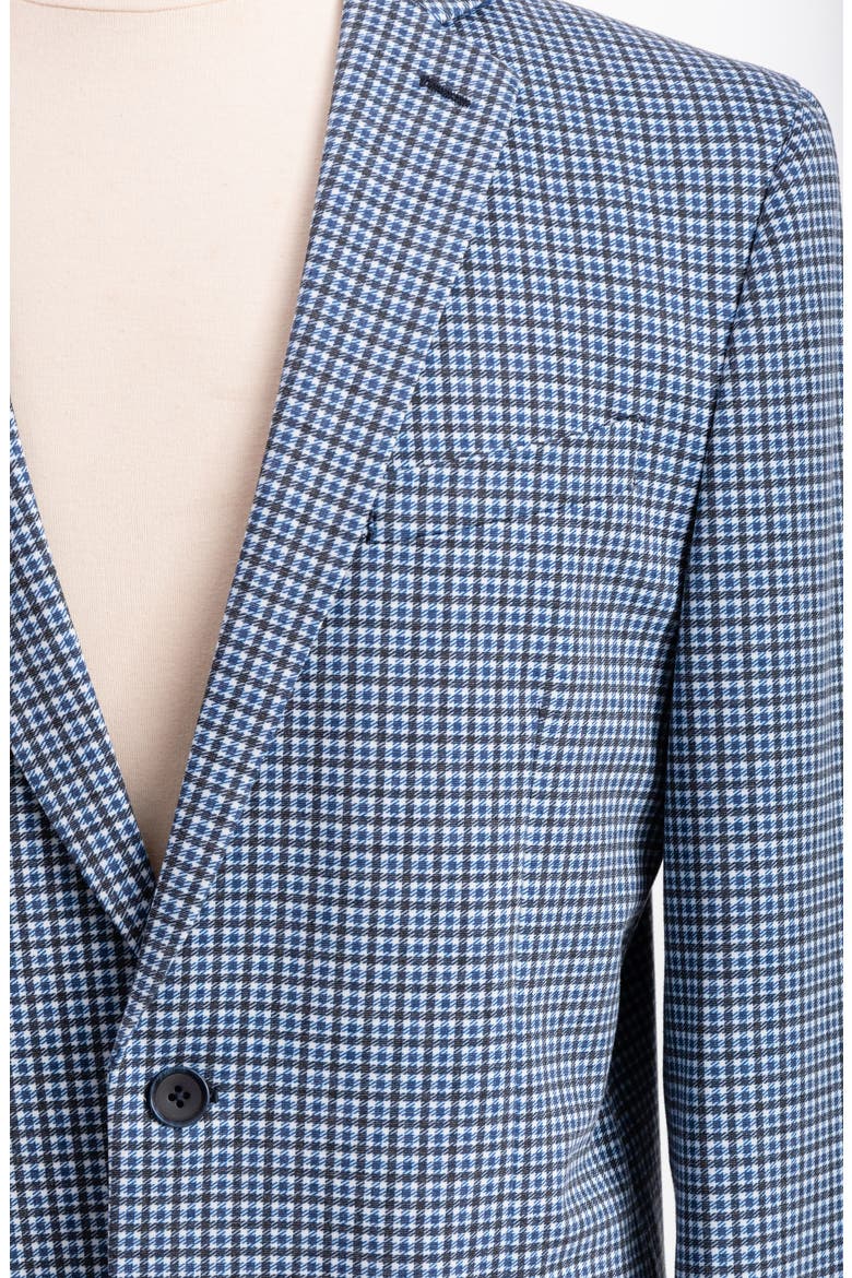 Navy Check Knit Sport Coat, Alternate, color, NAVY