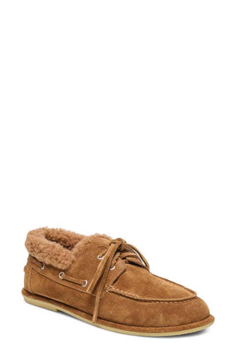 Launa Leather Boat Shoe Slipper