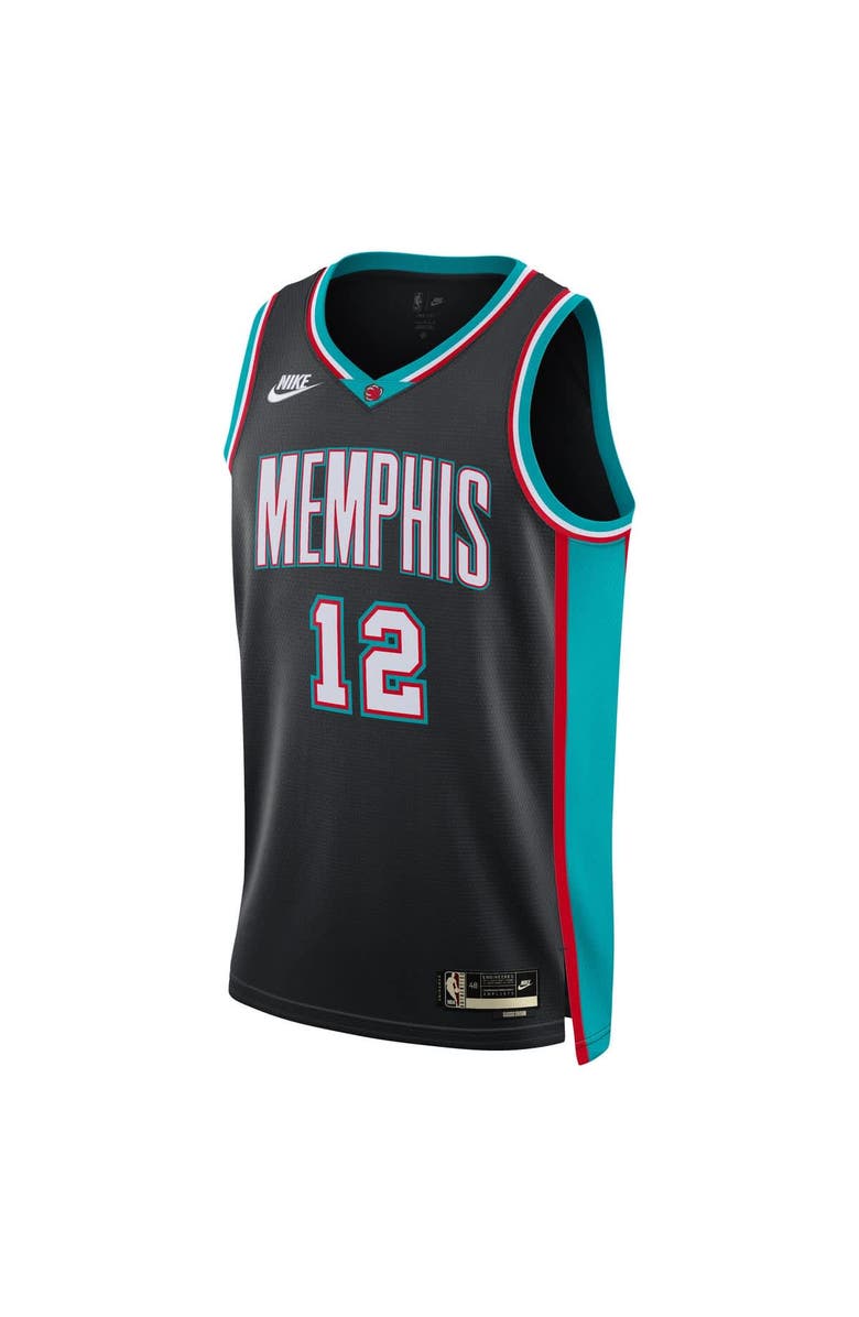 Nike Unisex Nike Ja Morant Black Memphis Grizzlies Swingman Jersey - Classic Edition, Alternate, color, Black