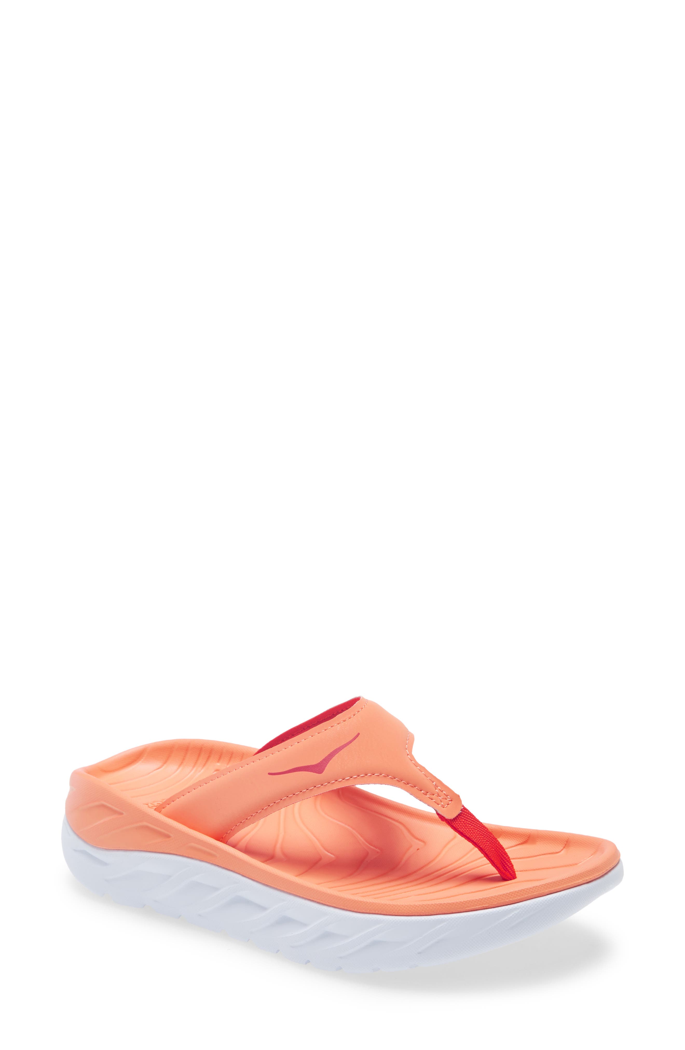 Ora Recovery Flip Flop, Main, color, CANTELOPE/ FIESTA