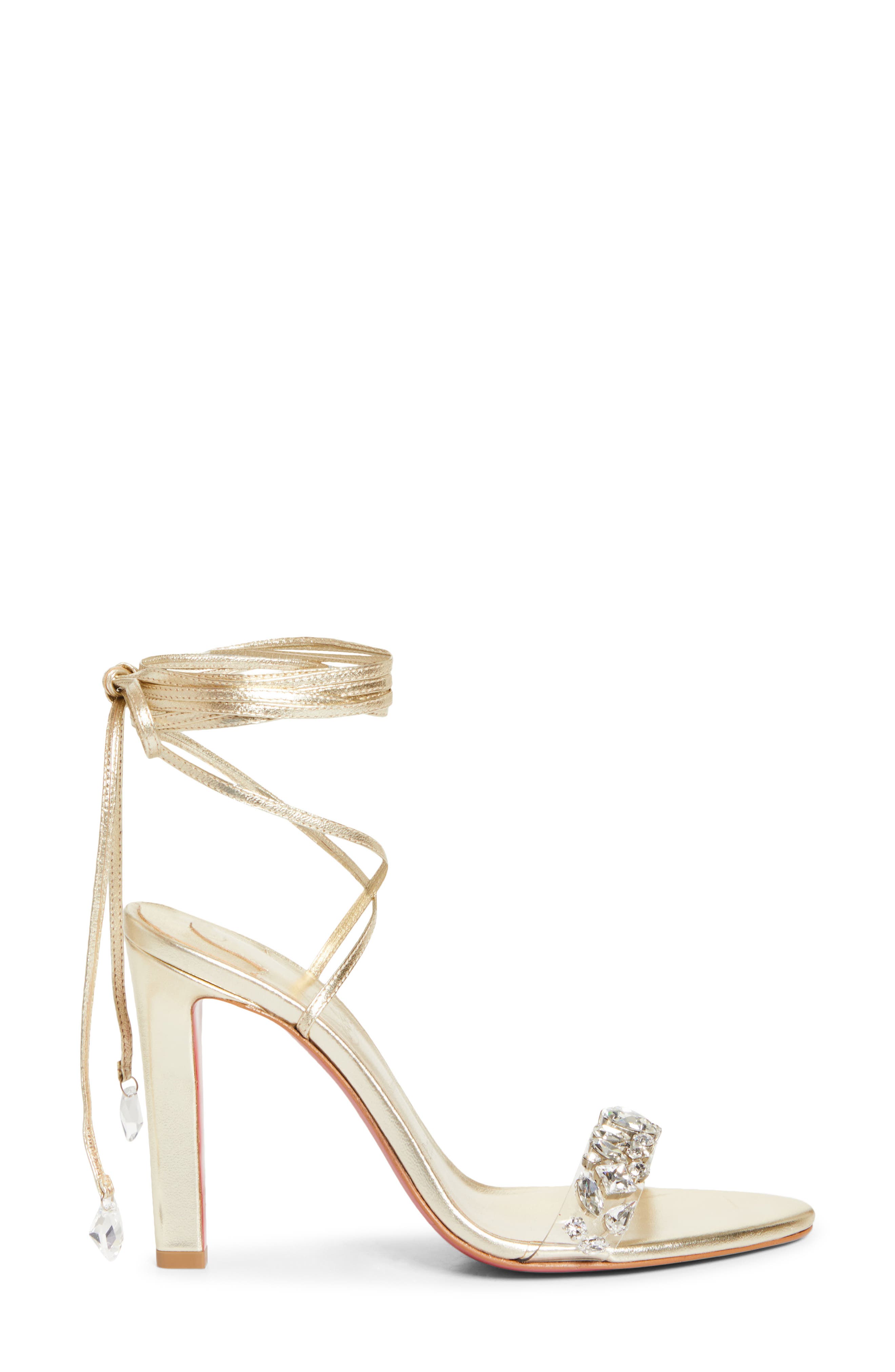 Fanny Jolly Sandal, Alternate, color, CRYSTAL/ PLATINE