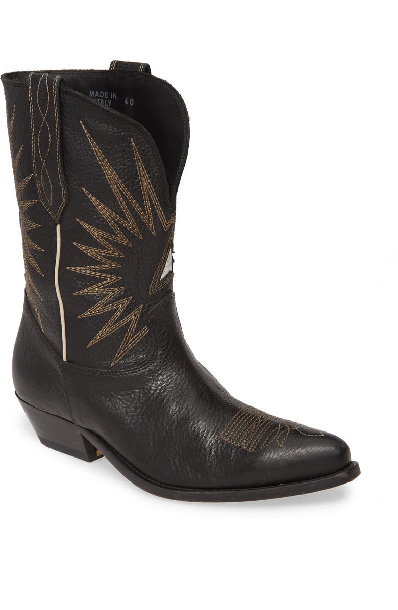 Golden Goose Wish Star Cowboy Boot, Main, color,