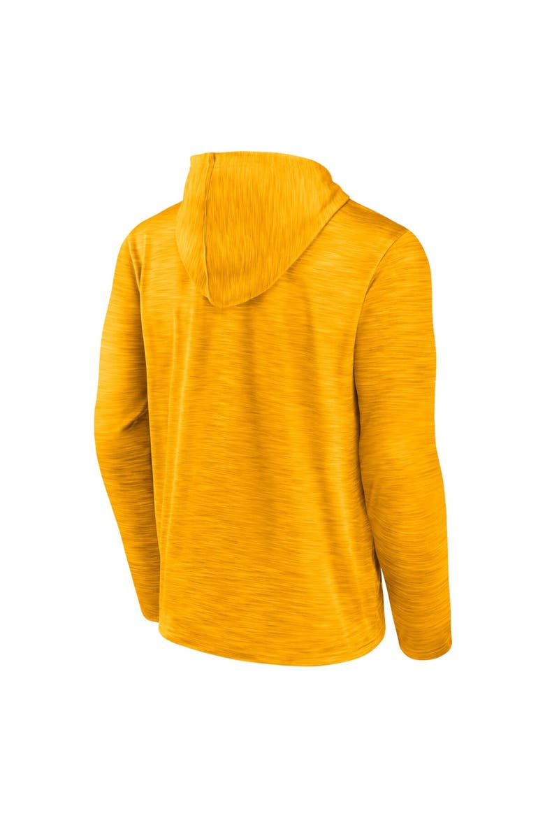 Men's Fanatics Branded Heather Gold Nashville Predators Close Shave Pullover Hoodie, Alternate, color, Heather Gold