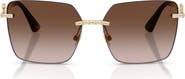 Dolce&Gabbana 59mm Rimless Square Sunglasses