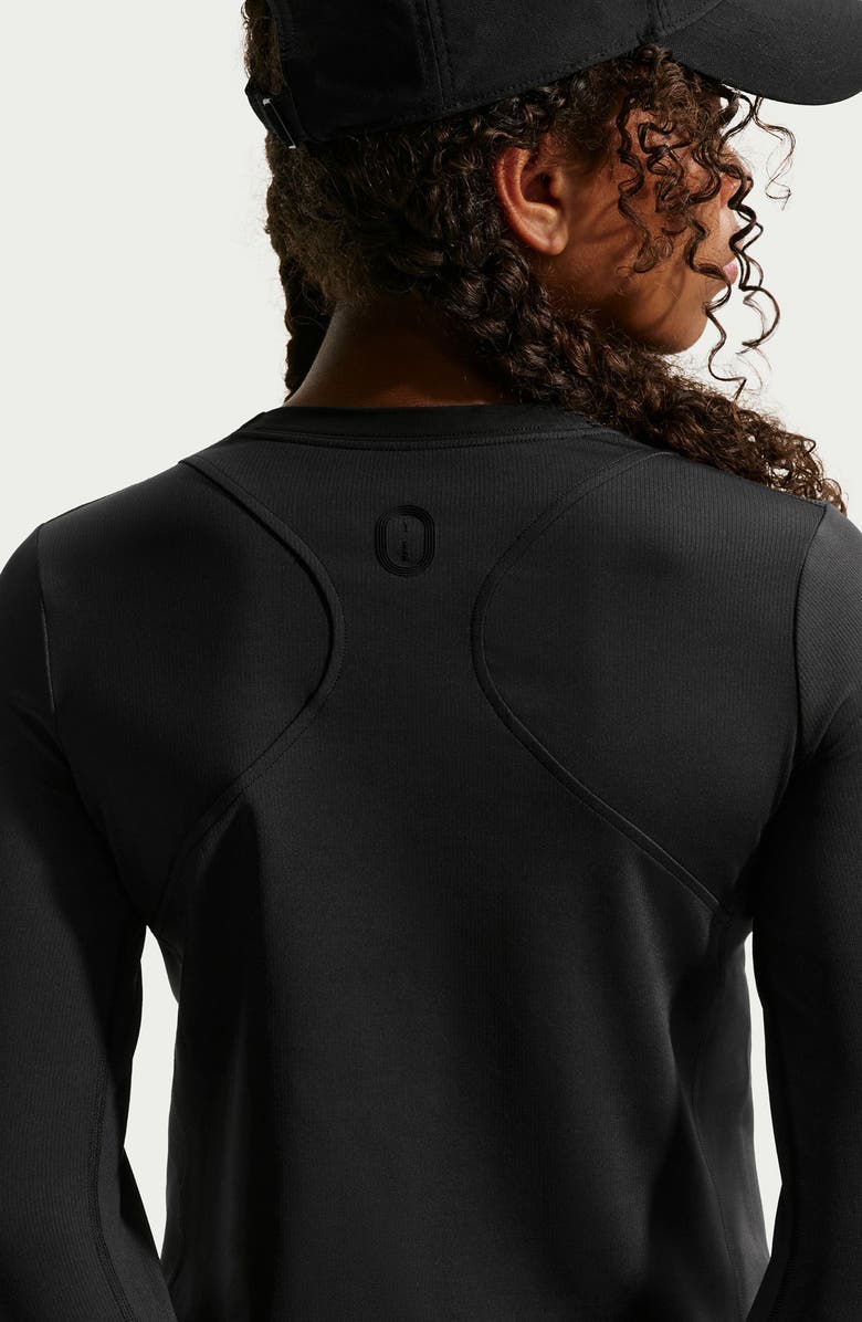 Nike Kids' Mavn Dri-FIT Long Sleeve Top, Alternate, color, Black/Black/Black