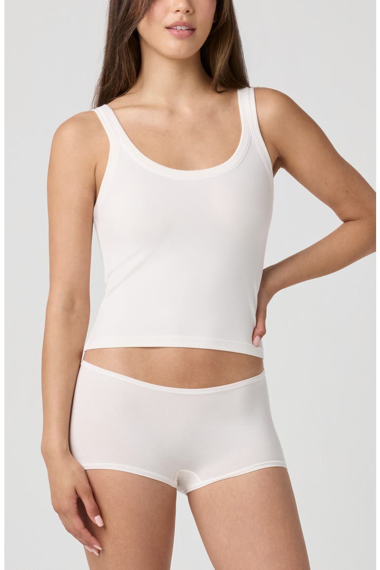 Stretch Cotton Camisole, Main, color, JET STREAM