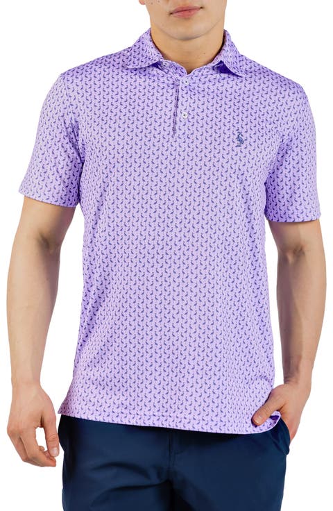 Byrds Print Performance Polo